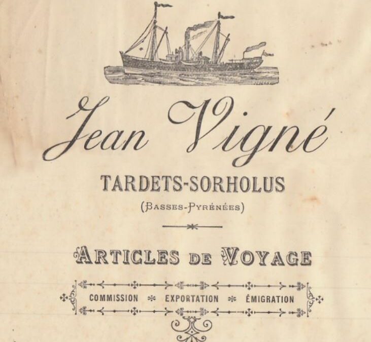 Découverte des archives de l’agent d’émigration Alexis Vigné de Tardets