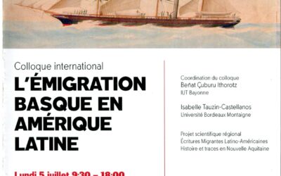 Colloque L’émigration basque en Amérique Latine – Bayonne 2021